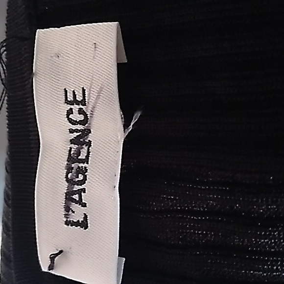 NWOT JUNO SWEATER BY L'AGENCE BLACK RIBBED KNIT - Picture 11 of 13